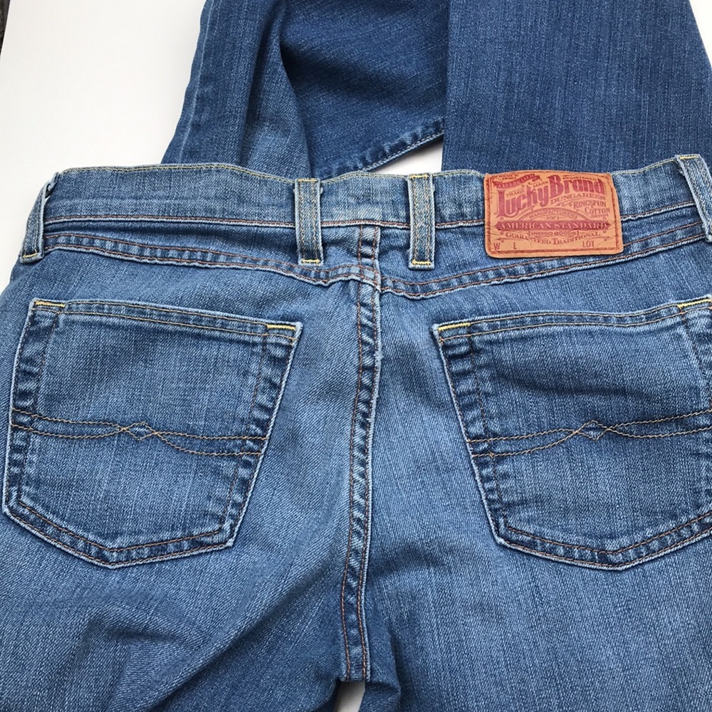 Lucky Brand Blues Jeans Wide Leg Reg Length - Picture 6 of 7